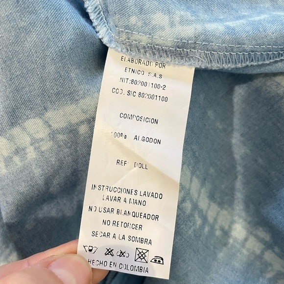 Liliana Meza High Low Side Tie Dye Skirt‎ Size S/XS - Picture 9 of 9